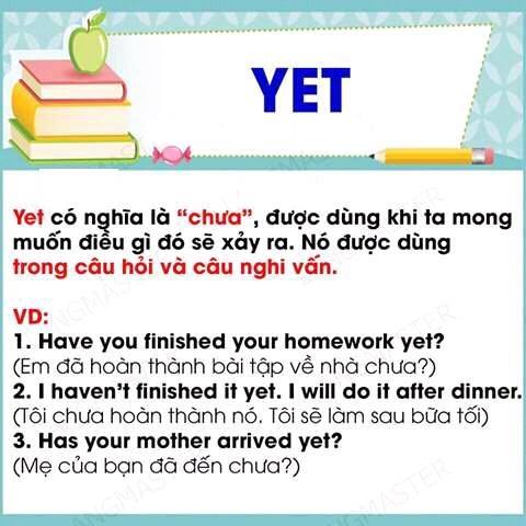 Cách Sử Dụng Yet: Hướng Dẫn Chi Tiết và Các Ví Dụ Thực Tế