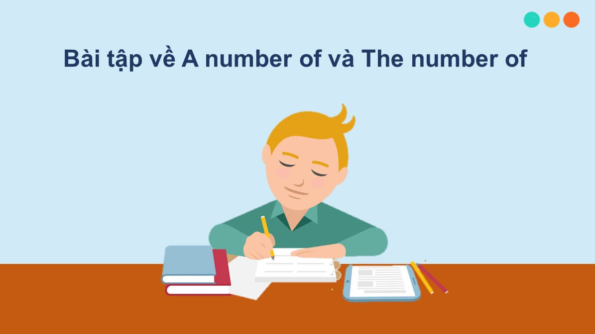 A number of và the number of