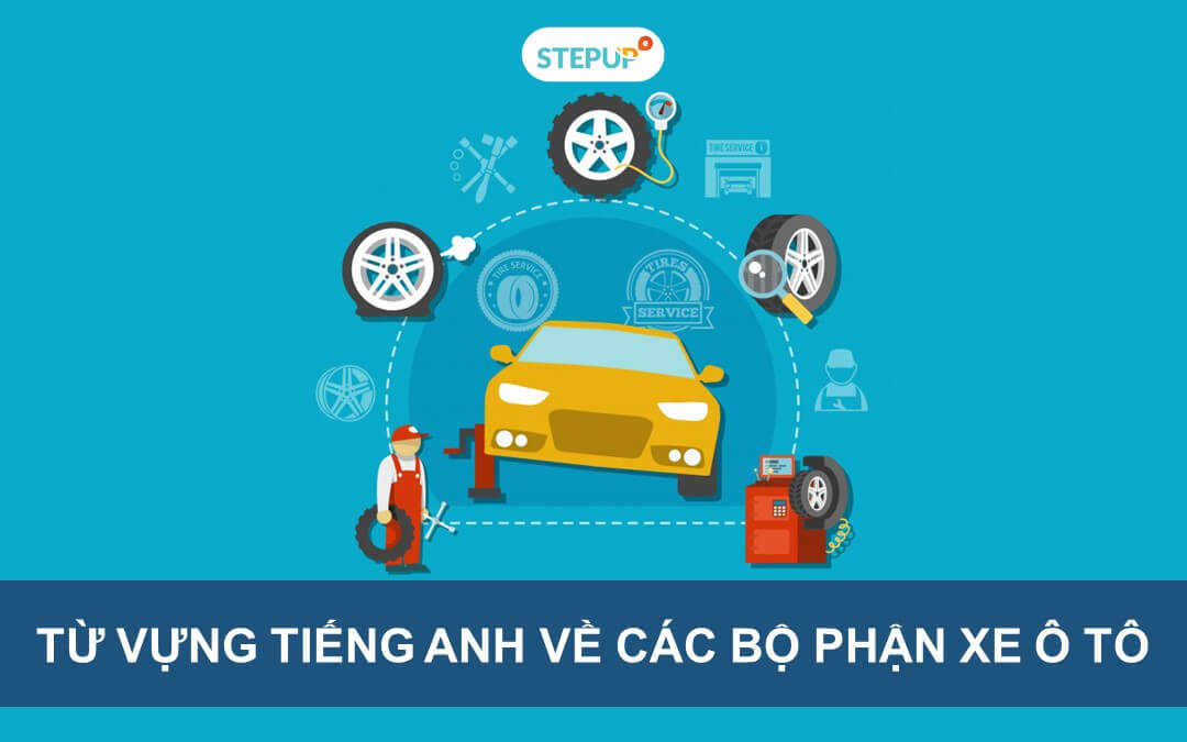 Khám phá từ vựng tiếng Anh về các bộ phận xe ô tô 