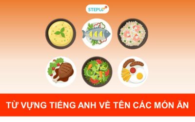 Từ vựng tên các món ăn bằng tiếng Anh phổ biến nhất