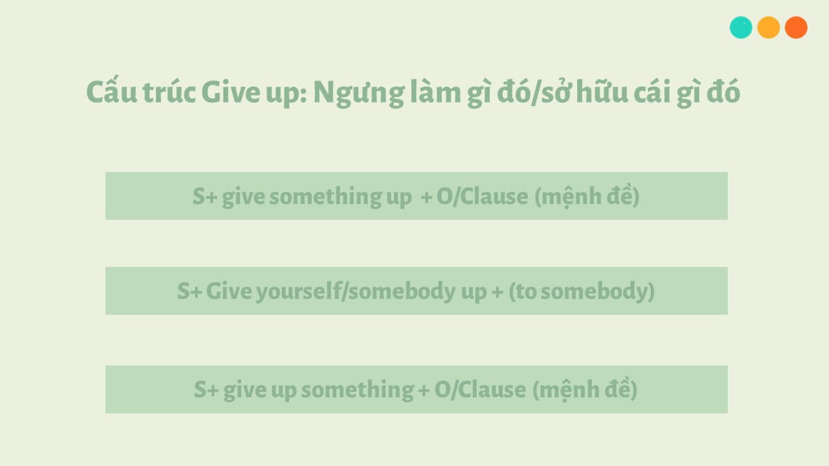 Give Up V Gì - Khám Phá Nghĩa Và Cách Sử Dụng Trong Tiếng Anh