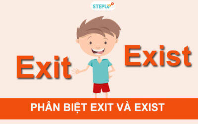 Phân biệt exit và exist trong tiếng Anh