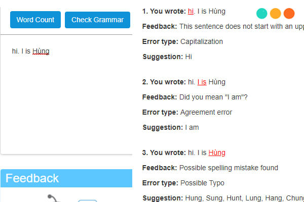  Phần mềm tìm lỗi sai trong câu tiếng Anh