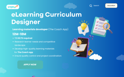 eLearning Curriculum Designer/Learning Materials Developer/R&D Specialist (English learning app)